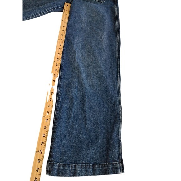 Old Navy -NWOT Extra High Rise Wide Leg Jeans Medium‎ Wash Size 8 - Picture 10 of 11